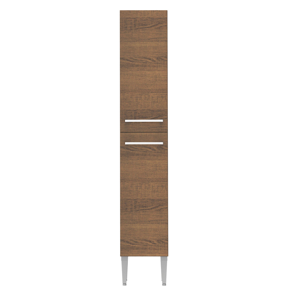 Mueble de Cocina Armario Vertical Emilly 2 Puertas Marrón