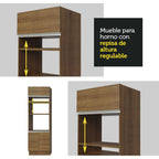 Mueble de Cocina para Hornos Glamy 70 cm Marrón