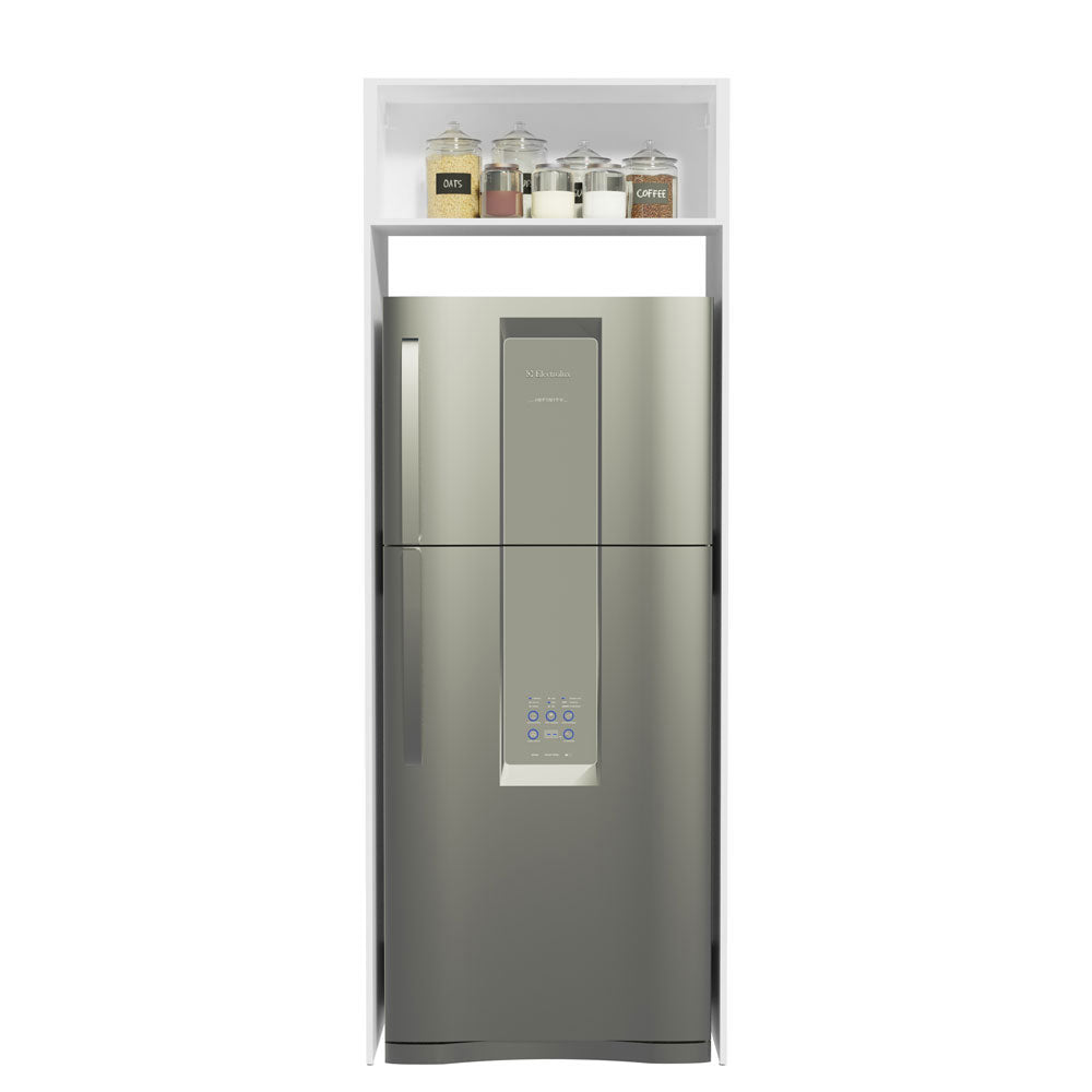 Mueble de Cocina para Nevera Agata 1 Puerta Abatible Blanco