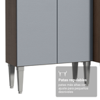 Cocina Integral Emilly 2.30 m con Mesón de Acero 10