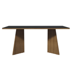 Escritorio Ejecutivo de Oficina Madesa con Superficie de Madera y Cristal 180 cm