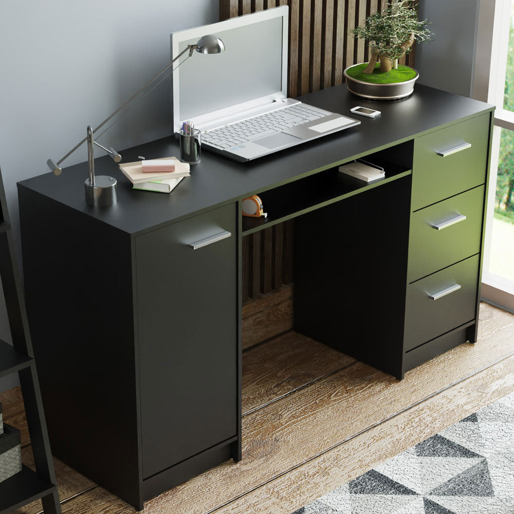 Escritorio de Oficina Alaska + Mueble Estante Librero