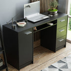 Escritorio de Oficina Alaska + Mueble Estante Librero