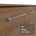 Buffet Aparador Vajillero Madesa 105 cm Marrón