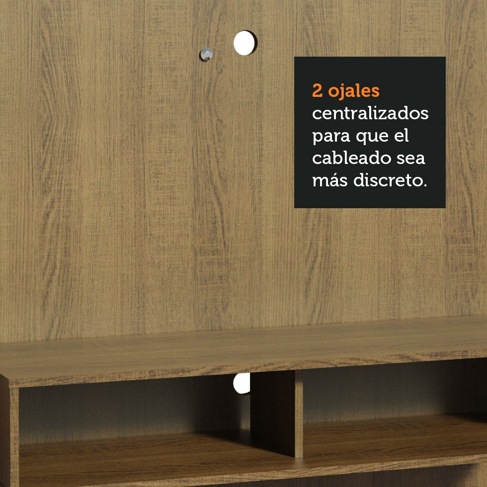 Panel para TV Arizona Hasta 55 Pulgadas Marrón