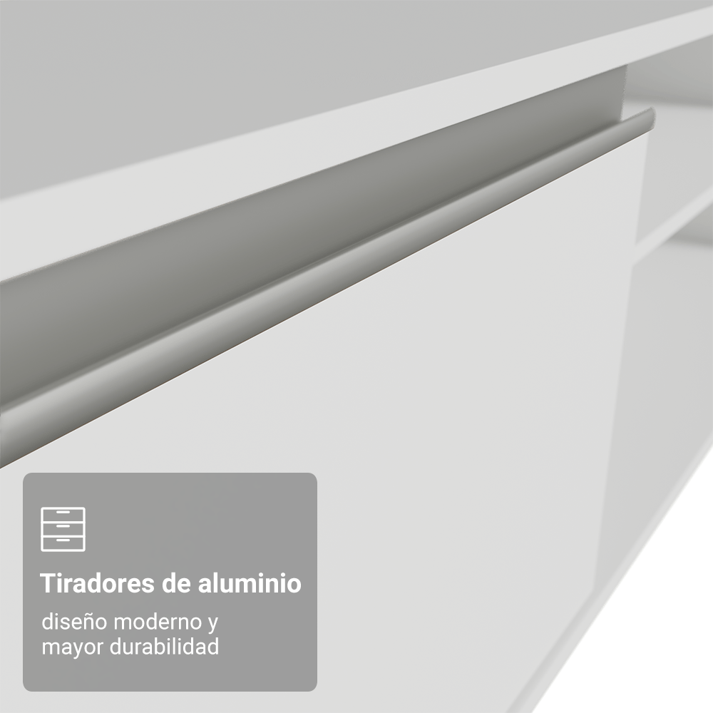 Centro Entretenimiento para TV Suspenso Glamy Hasta 80 Plgds