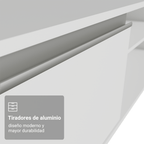 Centro Entretenimiento para TV Suspenso Glamy Hasta 80 Plgds