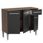 Mueble de Cocina Emilly 1.05 m 3 Puertas 1 Cajón con Encimera de MDP