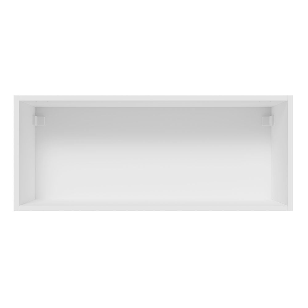 Mueble de Cocina Superior Madesa Glamy 80 cm 1 Puerta Abatible Blanco/Negro