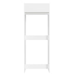 Mueble de Cocina para Nevera Glamy 1 Puerta Abatible Blanco