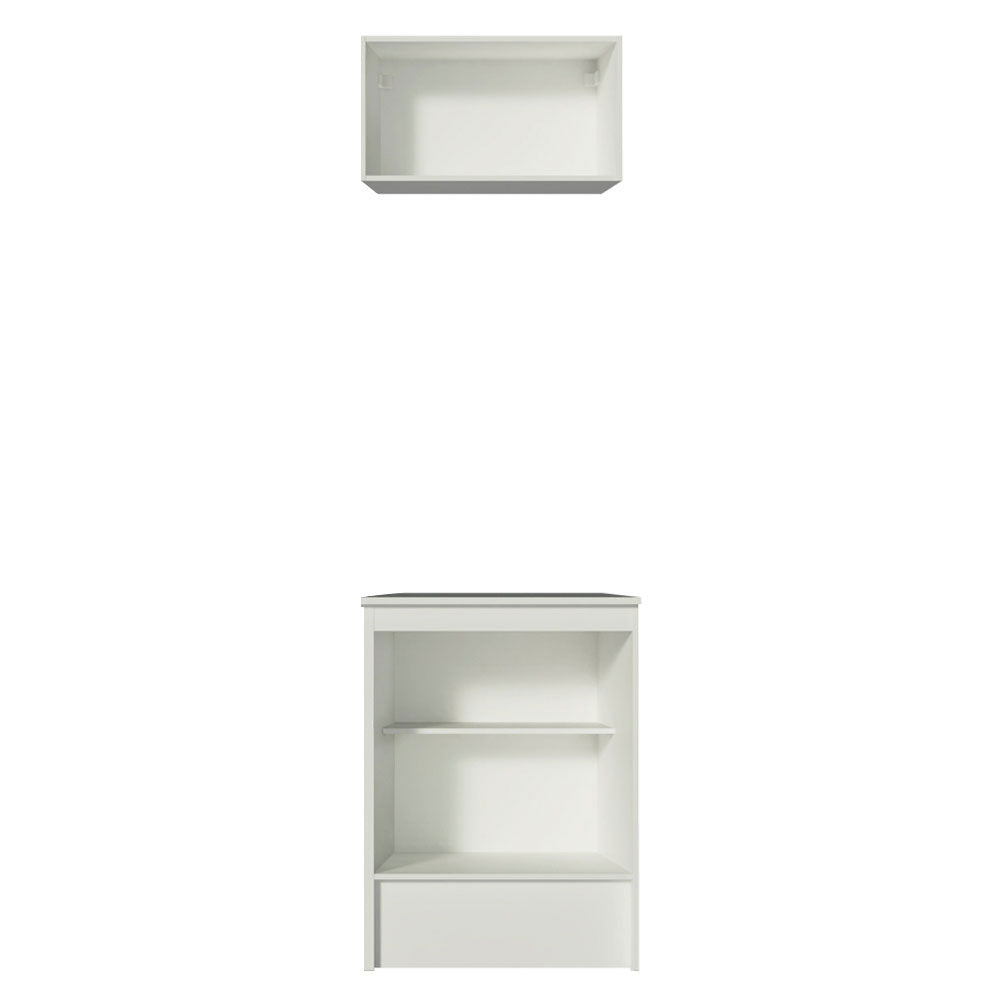 Kit Mueble de Cocina Superior y Mueble Bajo Topazio 60 cm