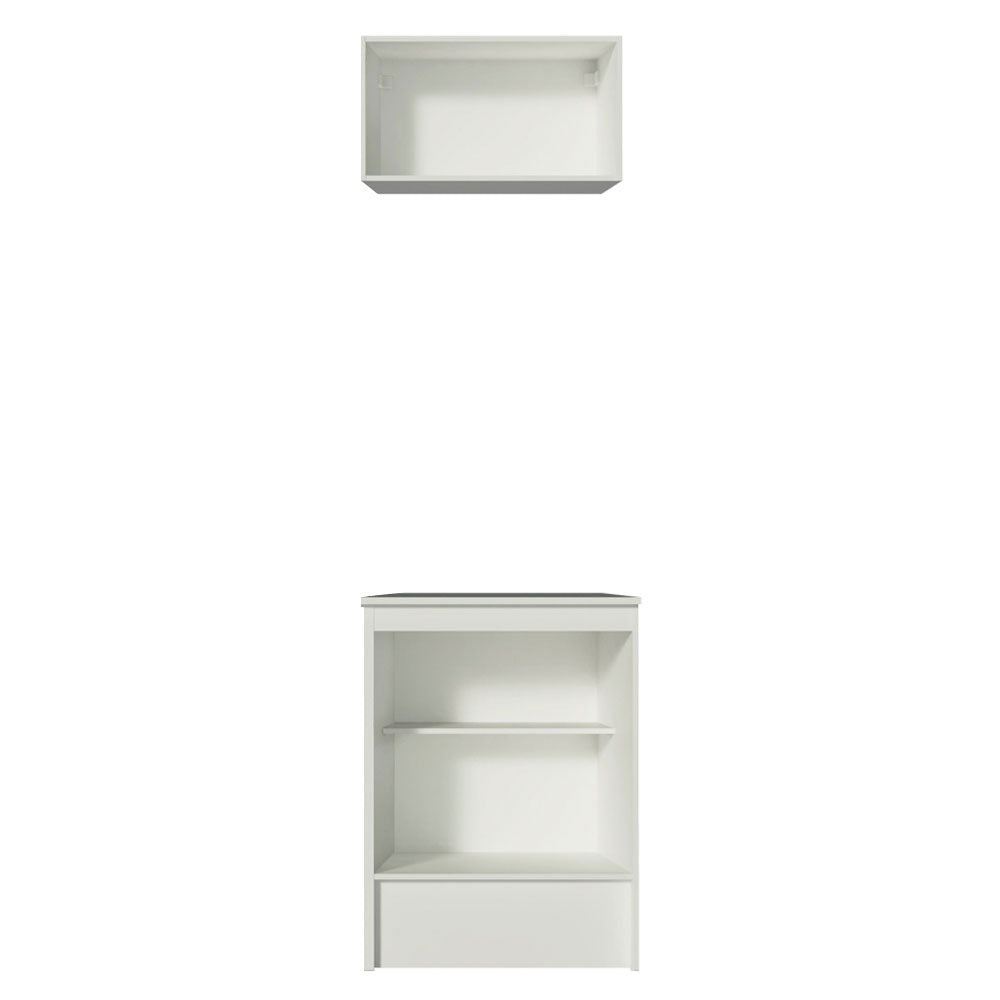 Kit Mueble de Cocina Superior y Mueble Bajo Topazio 60 cm