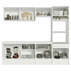 Cocina Integral Topazio 2.40 Metros con Encimera Blanco 05