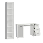 Escritorio de Oficina Alaska + Mueble Estante Librero