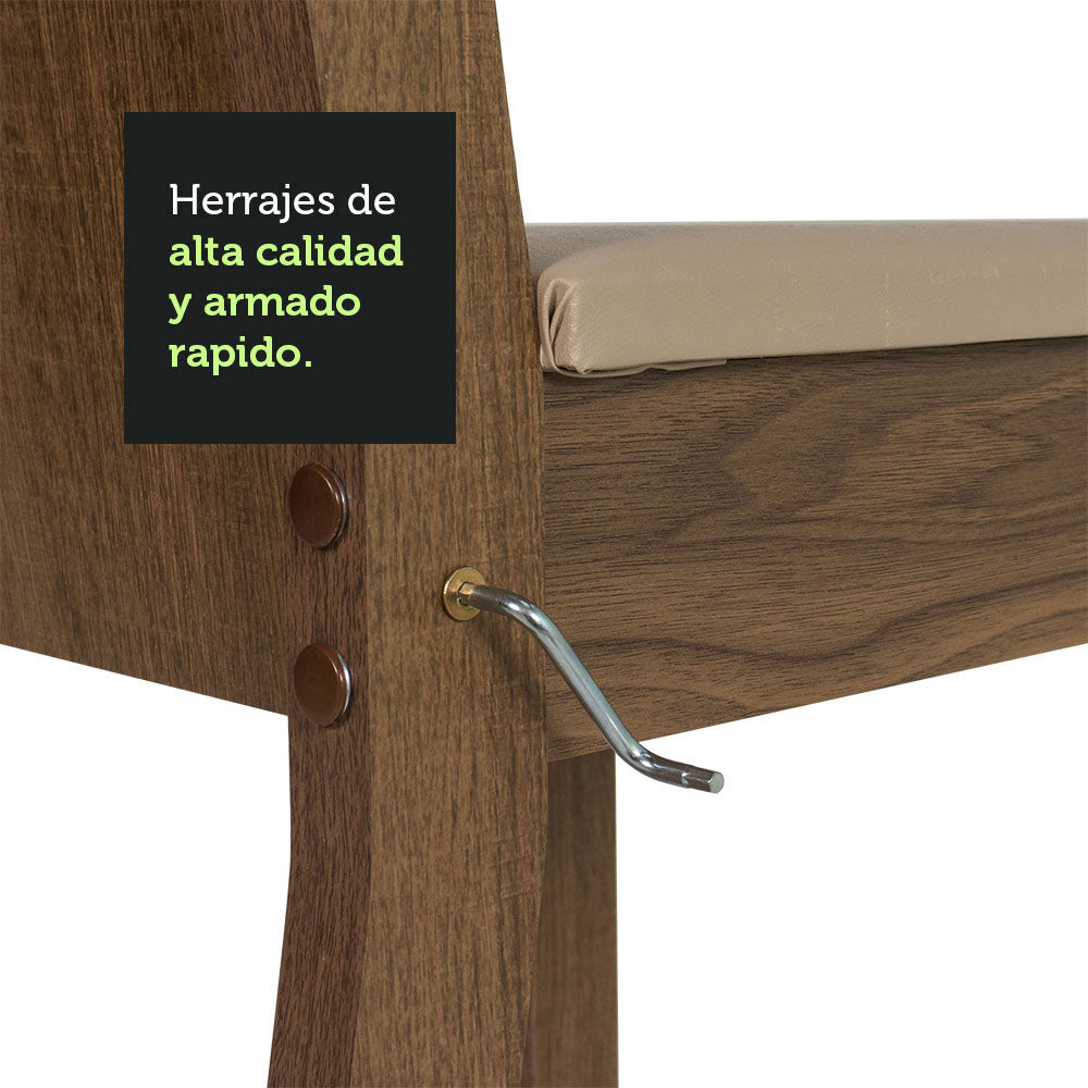 Juego de Comedor Samara con 4 Sillas
