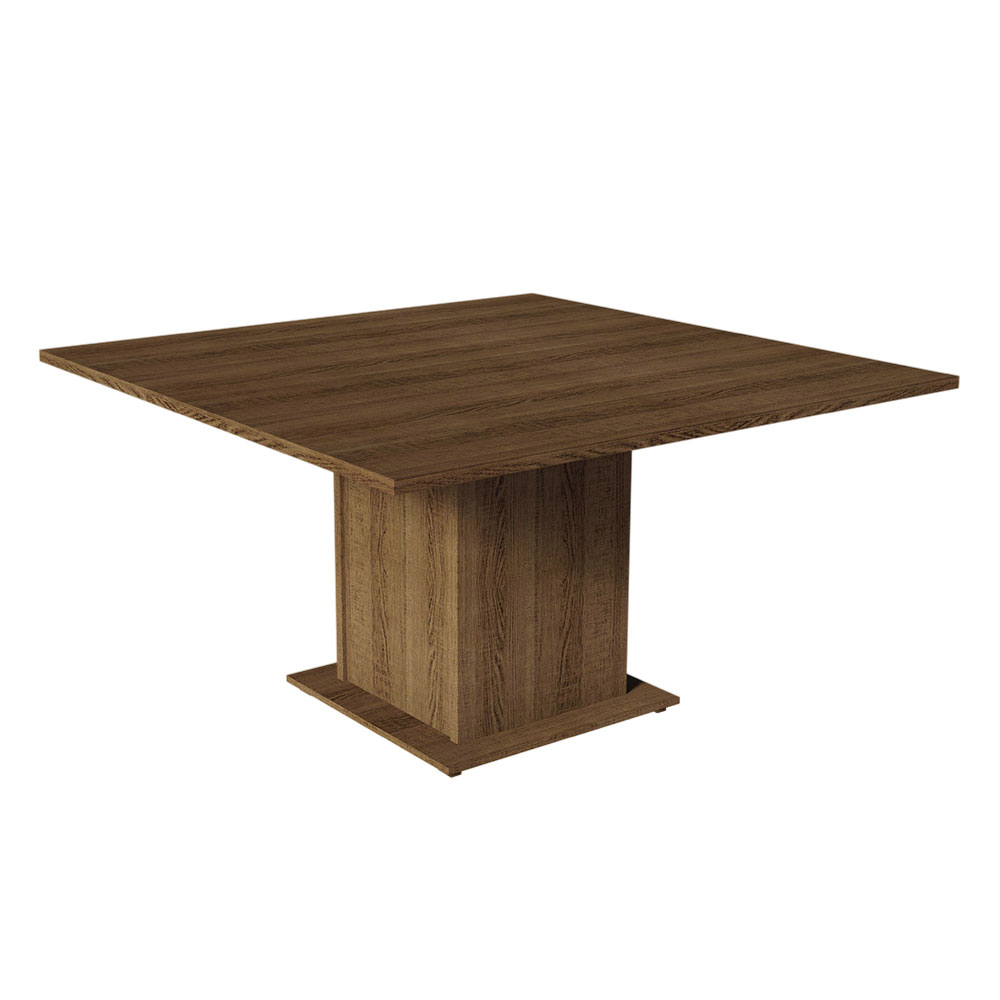 Juego de Comedor Panamá con 8 Sillas Marrón/Crema/Sintético Beige
