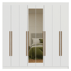 Closet Venus 8 Puertas 4 Cajones 2 Espejos Blanco