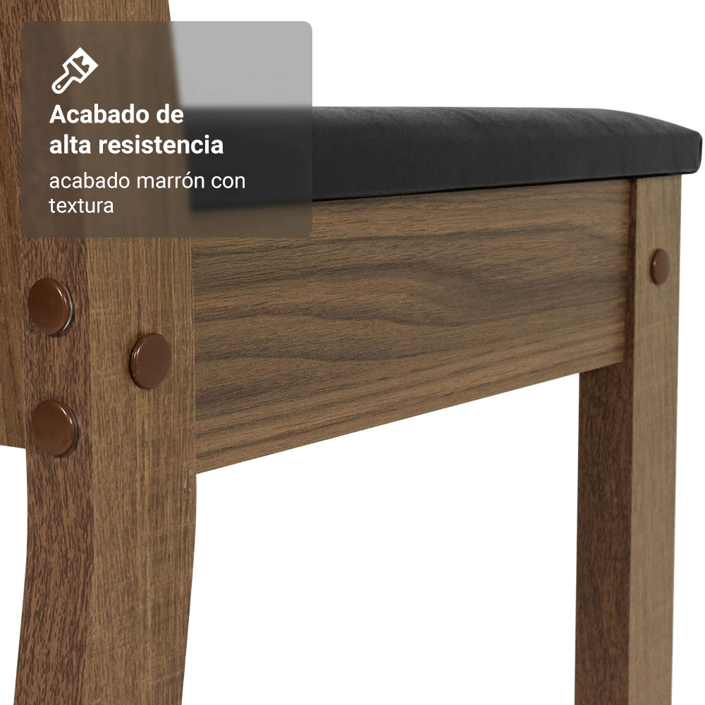 Kit de 4 Sillas de Comedor 4290
