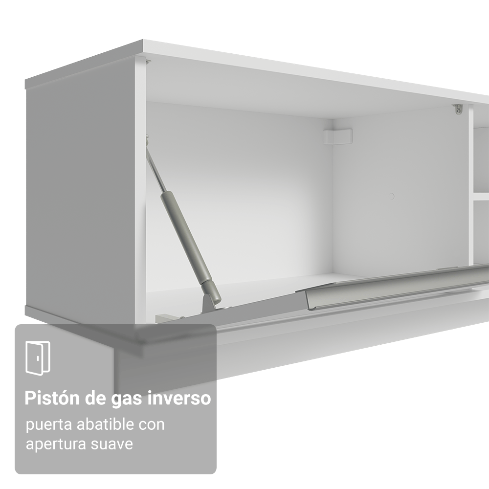 Centro Entretenimiento para TV Suspenso Glamy Hasta 80 Plgds