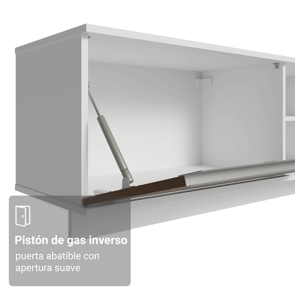 Centro Entretenimiento para TV Suspenso Glamy Hasta 80 Plgds