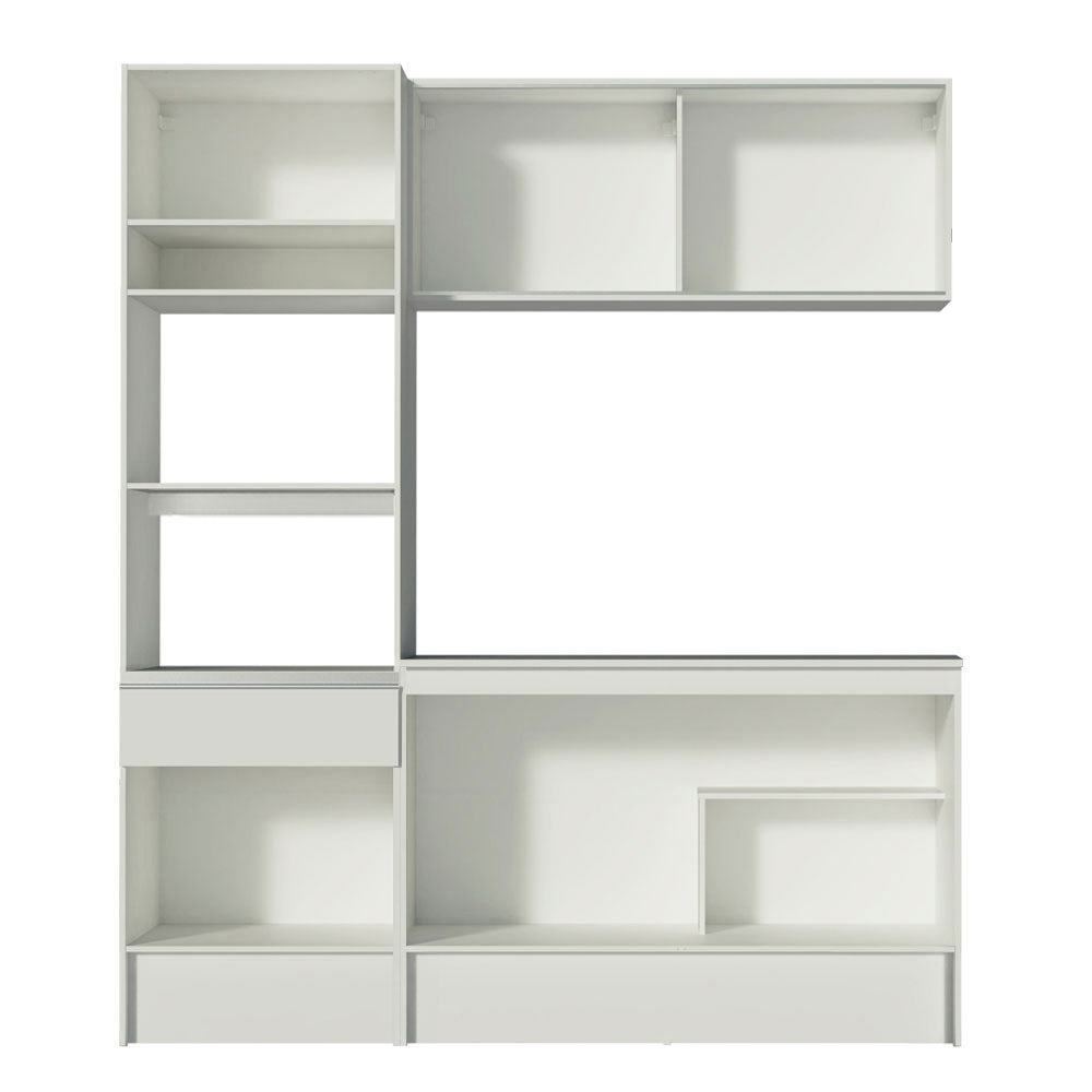Cocina Integral Diamante 1.80 m con Encimera Blanco