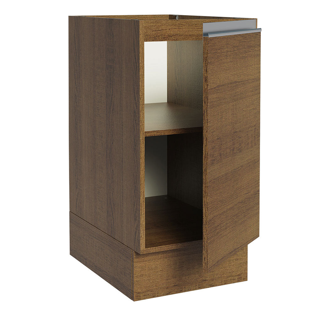 Mueble de Cocina Bajo Glamy 1 Puerta 35 cm x 60 cm sin Encimera Marrón