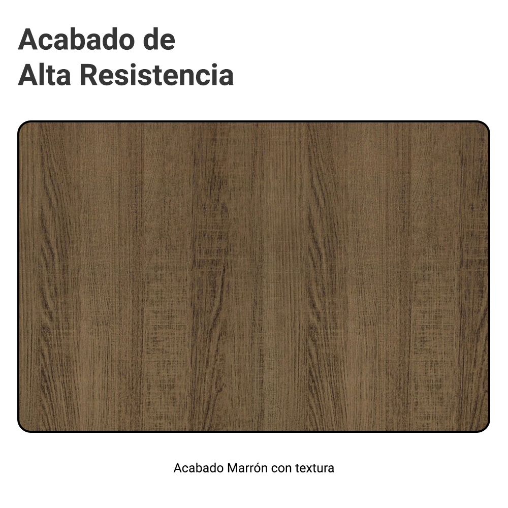 Mueble de Cocina Superior Emilly 1.05 m 2 Puertas 1 Nicho Marrón