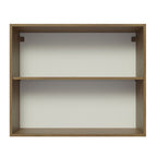 Mueble de Cocina Superior Glamy 80 cm 2 Puertas Marrón/Blanco