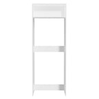Mueble de Cocina para Nevera Glamy 1 Puerta Abatible Blanco/Negro