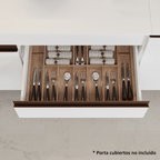Cocina Integral Reims 3.10 m con Encimera Blanco 01