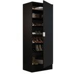 Armario Multiuso 1 Puerta 60 cm Negro