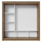 Clóset Monaco 3 Puertas Corredizas Marrón 170 cm x 205 cm x 51 cm