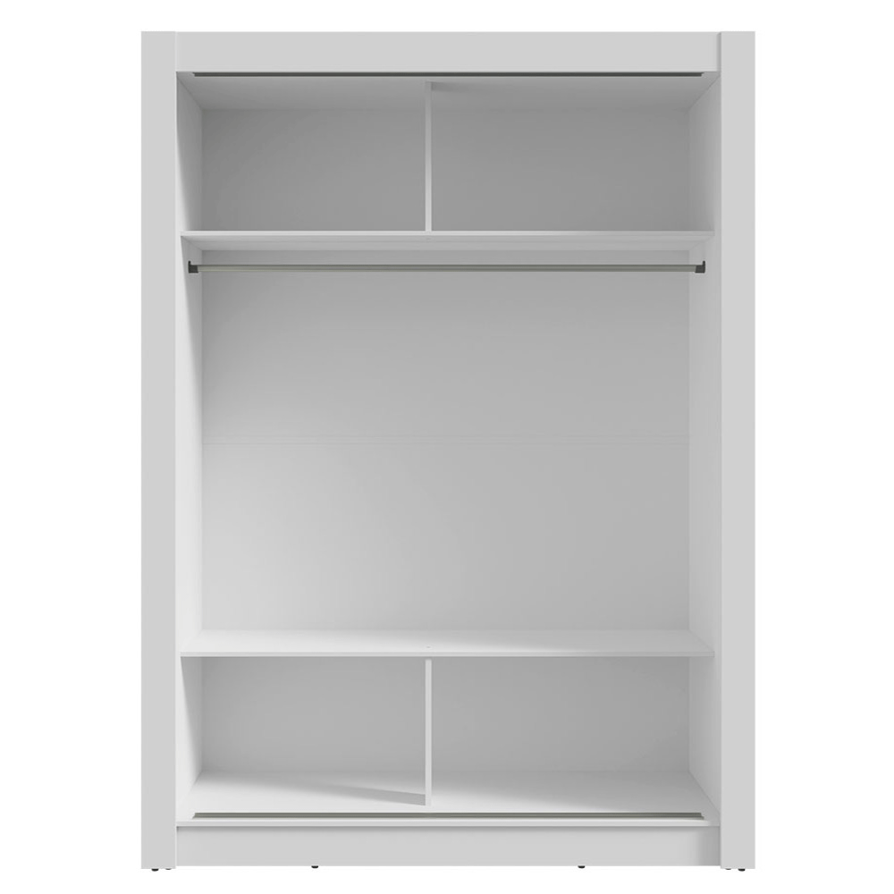 Clóset Denver 2 Puertas Corredizas 1 Espejo Blanco 117 cm x 205 cm