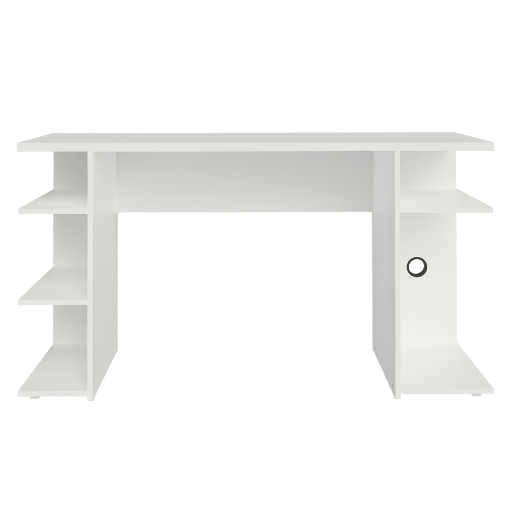 Escritorio Gamer Moderno para PC y Consola Blanco