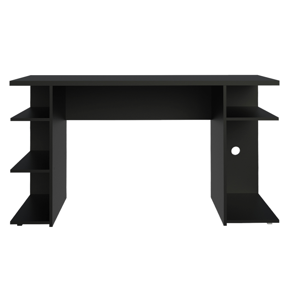 Escritorio Gamer Moderno para PC y Consola Negro