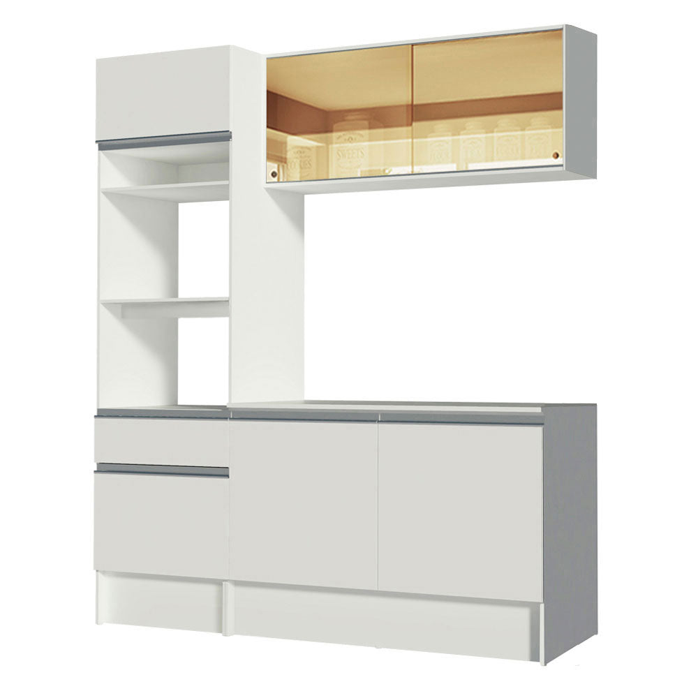 Cocina Integral Diamante 1.80 m con Encimera Blanco