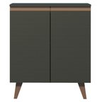 Mueble de Cocina Bajo Reims 70 cm 2 Puertas Negro