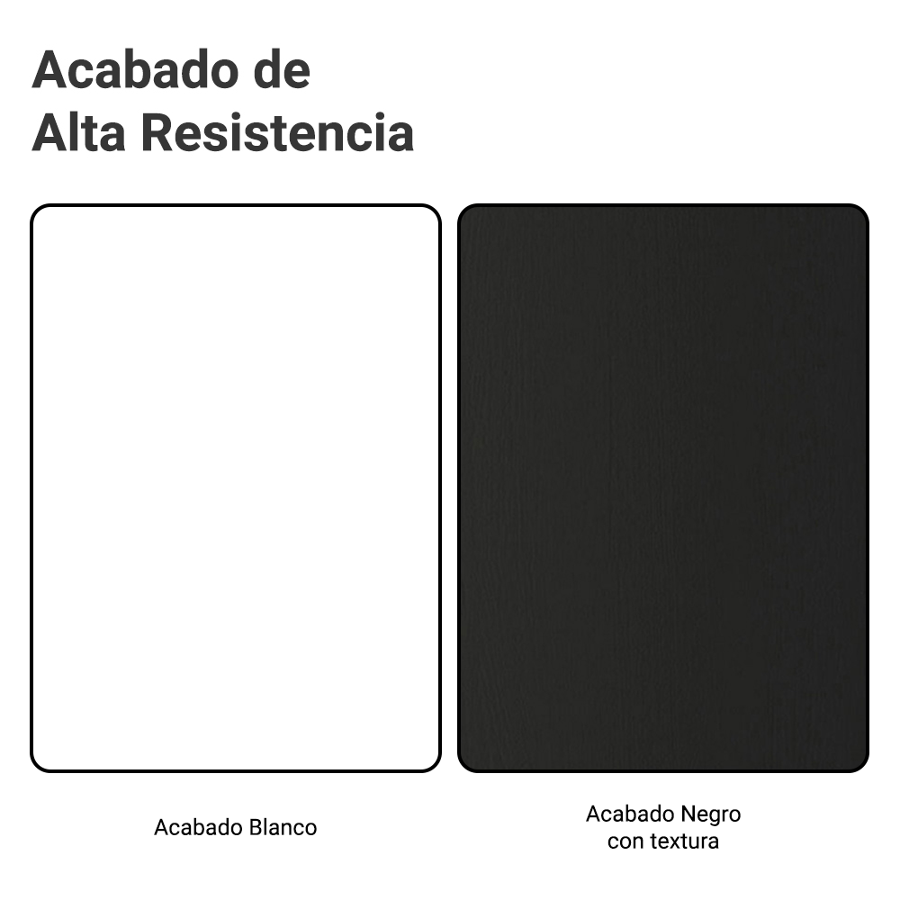 Mueble de Cocina Superior Madesa Glamy 80 cm 1 Puerta Abatible Blanco/Negro