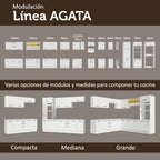 Mueble de Cocina para Hornos Agata 70 cm Blanco