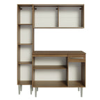Cocina Integral Emilly 1.40 Metros Marrón 05