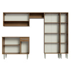 Cocina Integral Emilly 2.60 Metros Marrón/Negro 02