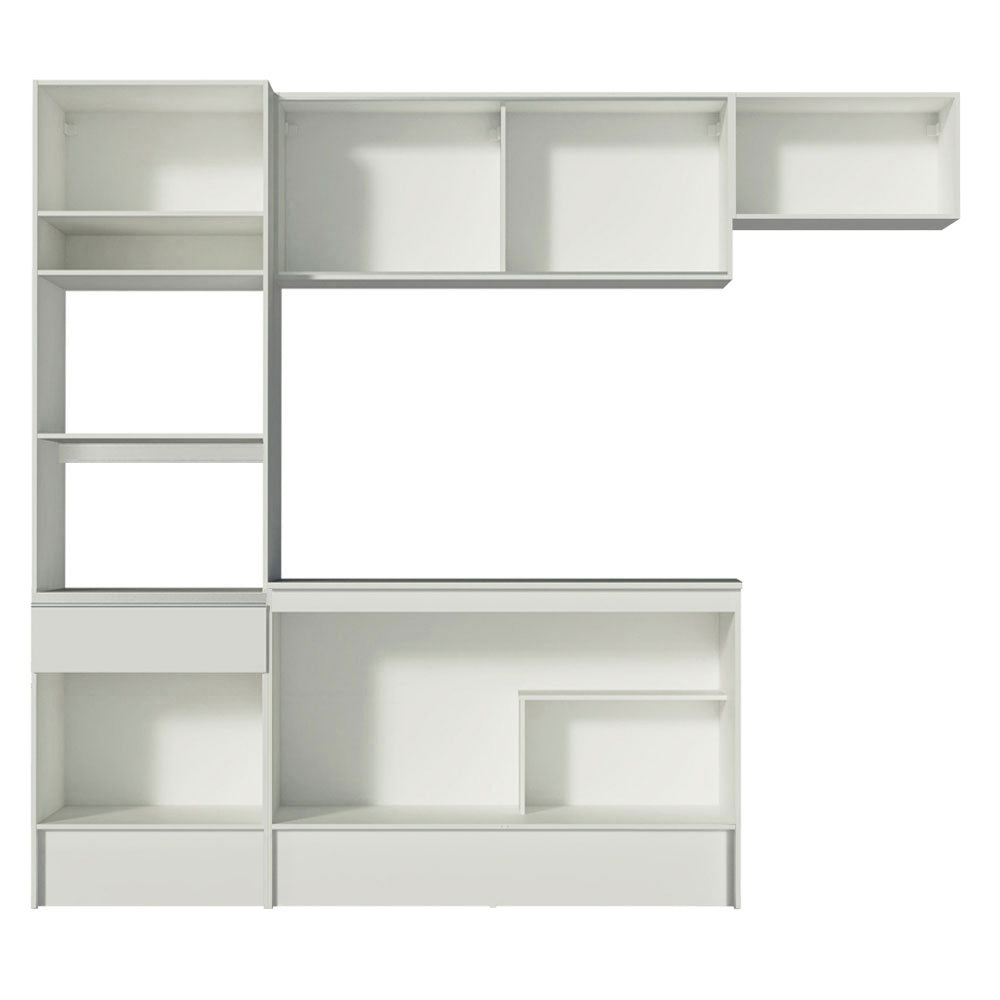 Cocina Integral Topazio 2.40 m con Encimera Blanco 01