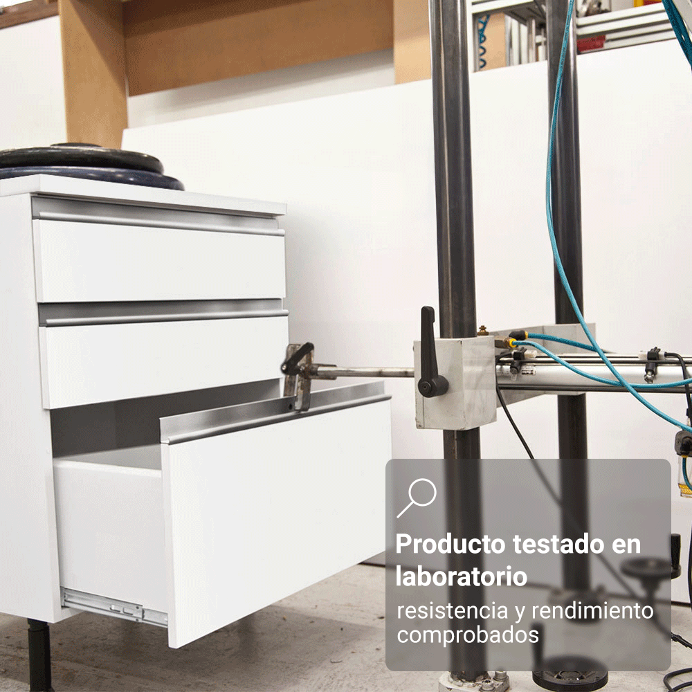 Cocina Integral Diamante 2.60 m con Encimera Blanco