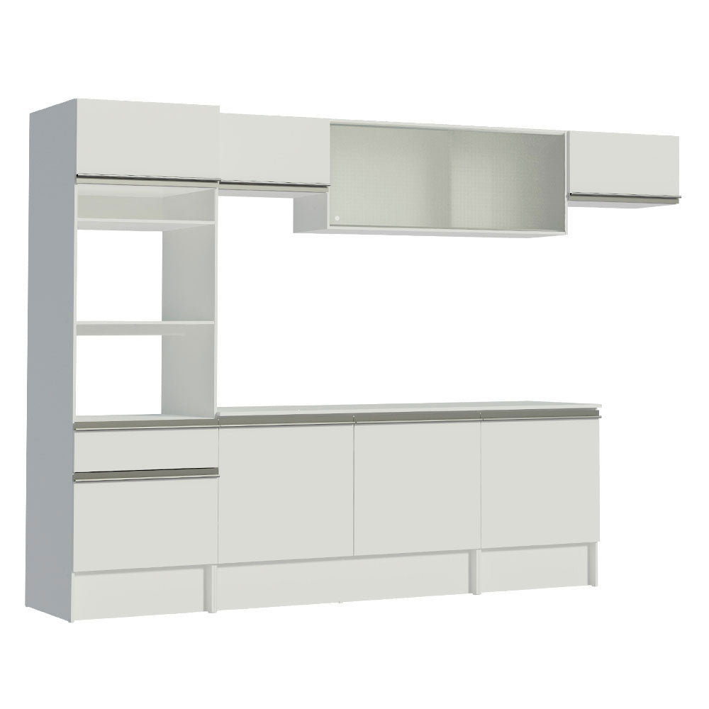 Cocina Integral Topazio 3.00 m con Encimera Blanco