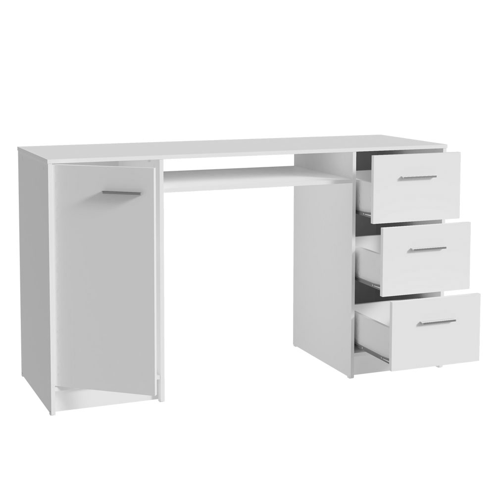 Tocador Maquillador Escritorio Madesa 1 Puerta 3 Cajones