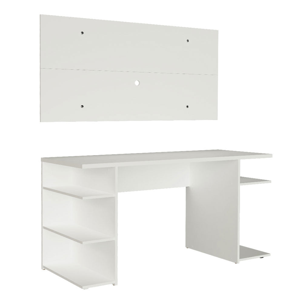 Escritorio Gamer Moderno + Panel para TV Hasta 50 Pulgadas