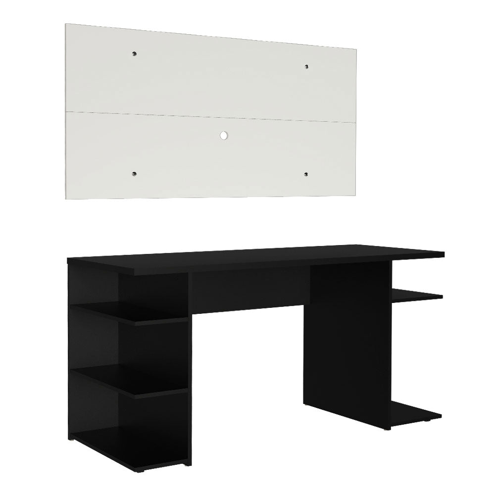 Escritorio Gamer Moderno + Panel para TV Hasta 50 Pulgadas
