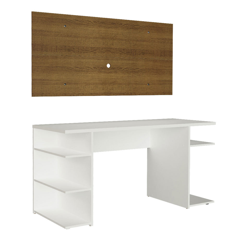 Escritorio Gamer Moderno + Panel para TV Hasta 50 Pulgadas