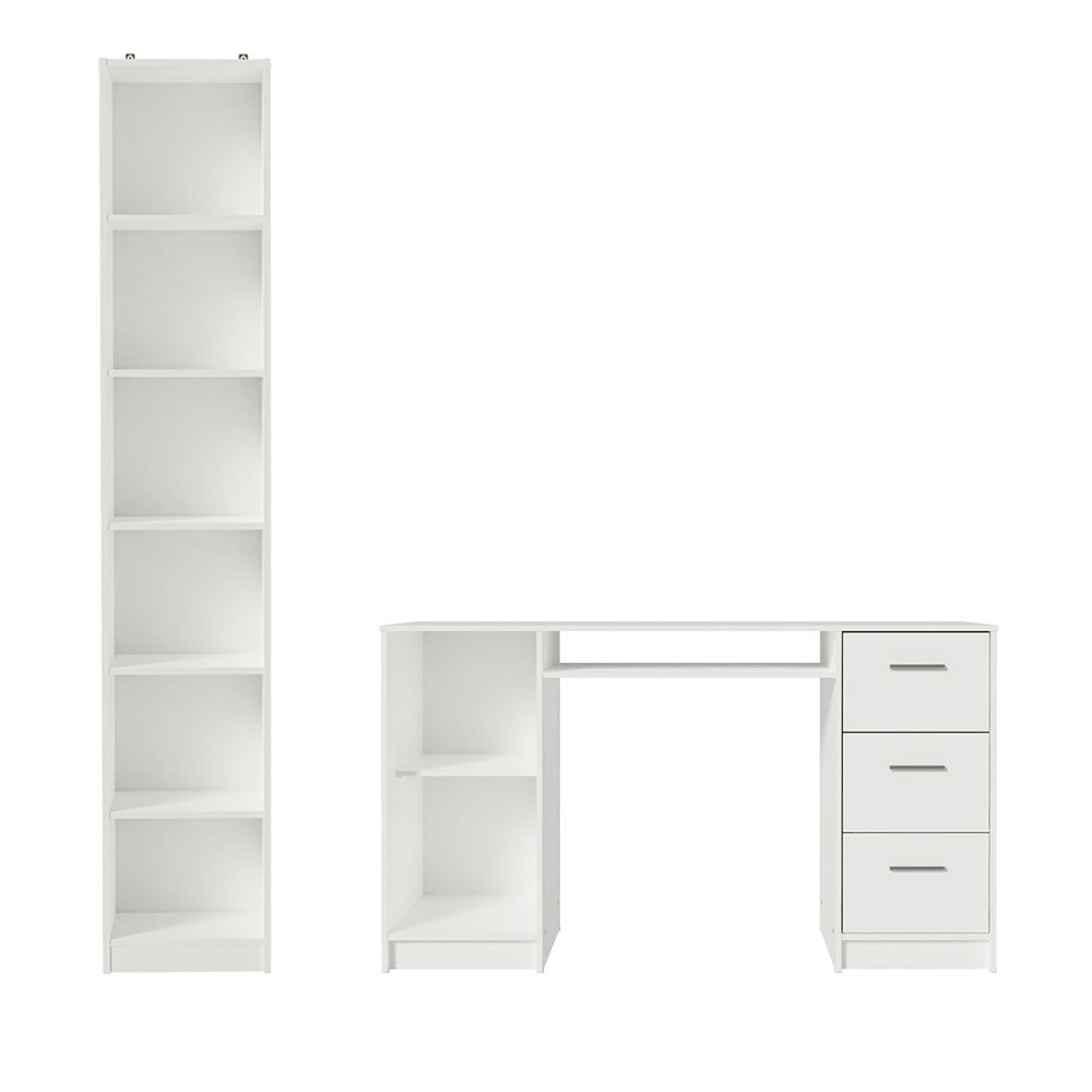Escritorio de Oficina Alaska + Mueble Estante Librero