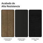 Juego de Comedor Cali con 4 Sillas Marrón/Negro
